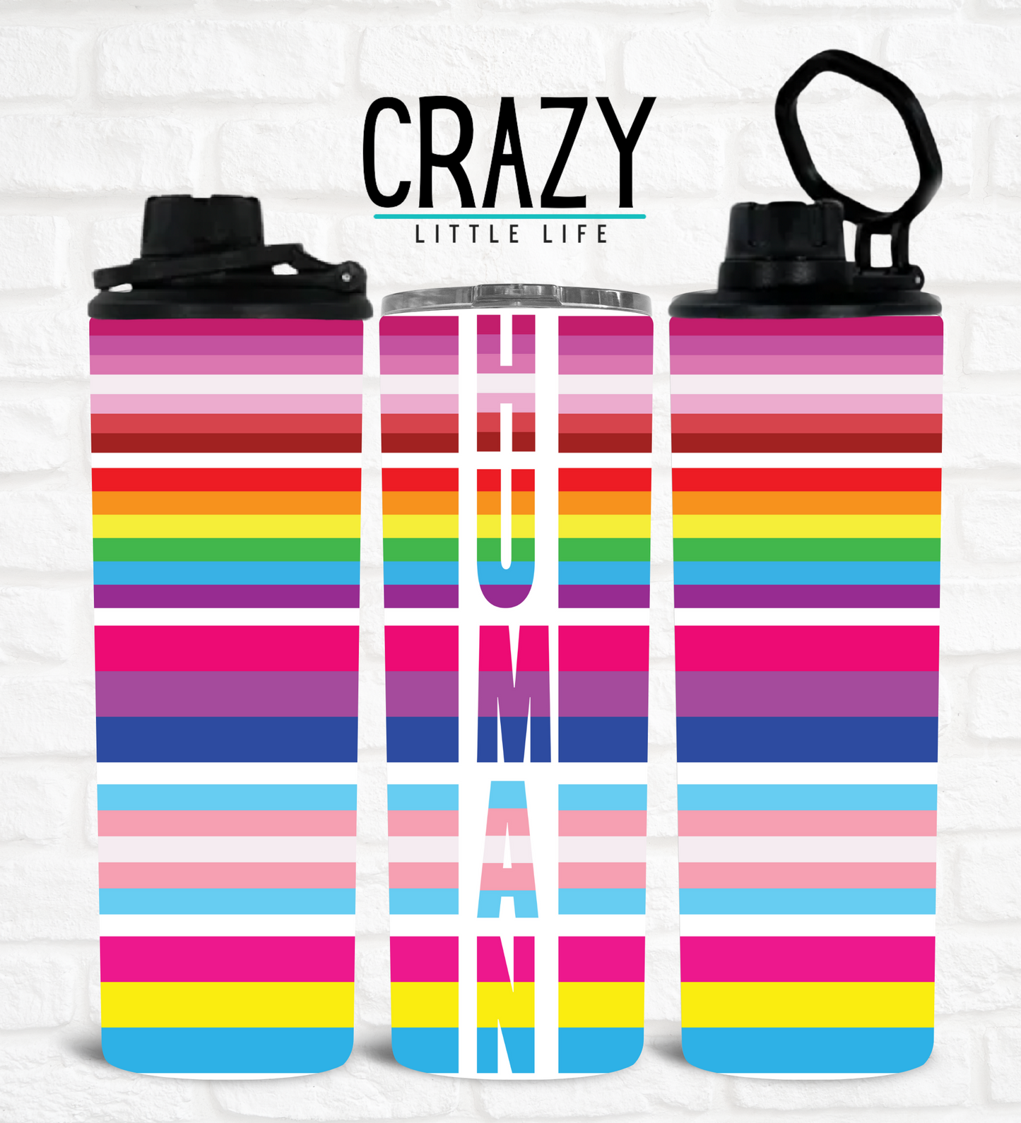 HUMAN 2-in-1 Water Bottle