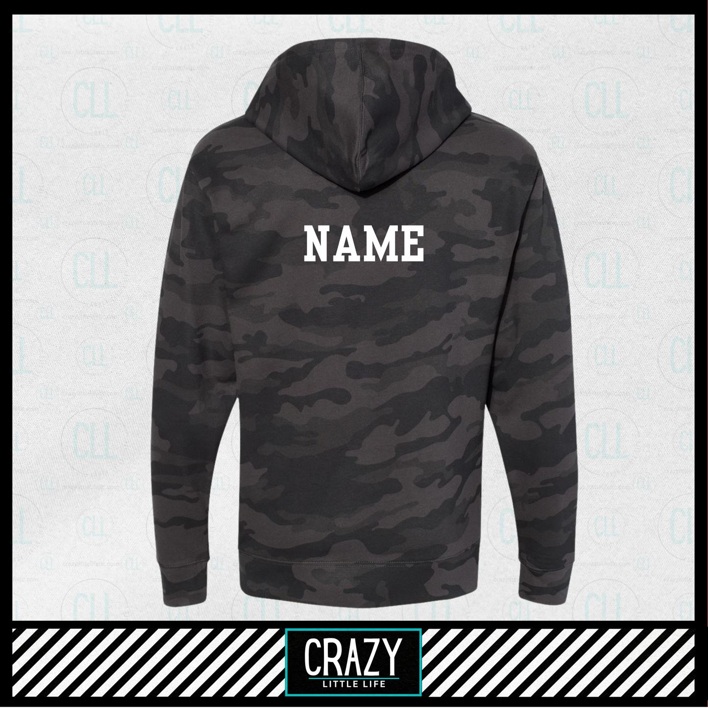 SSP Packer Black Camo Hoodie