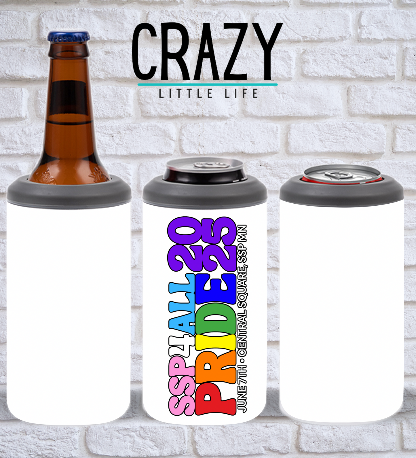 2025 SSP4ALL Pride Event 4-in-1 Can Cooler (16 ounces)