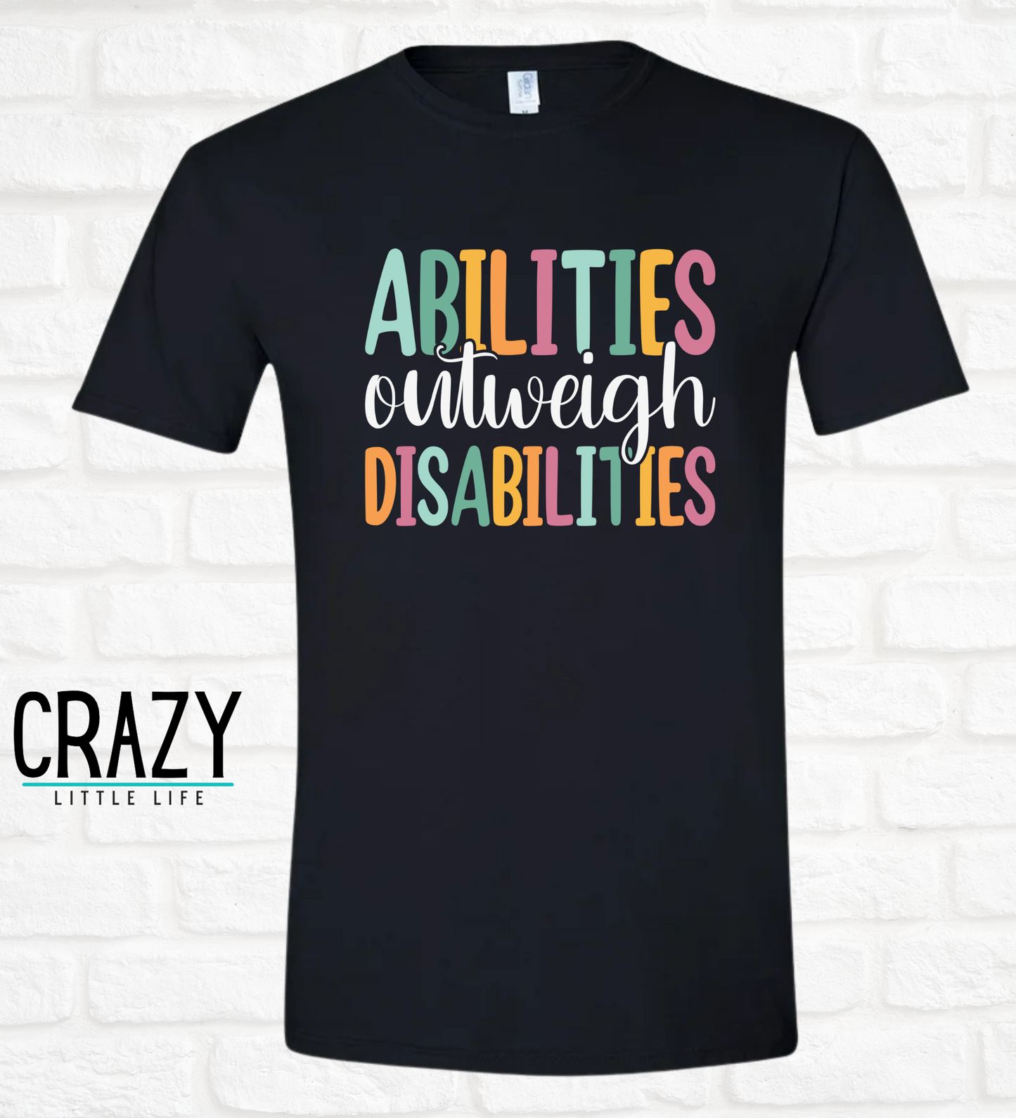 Abilities Outweigh Disabilities Tee – Youth