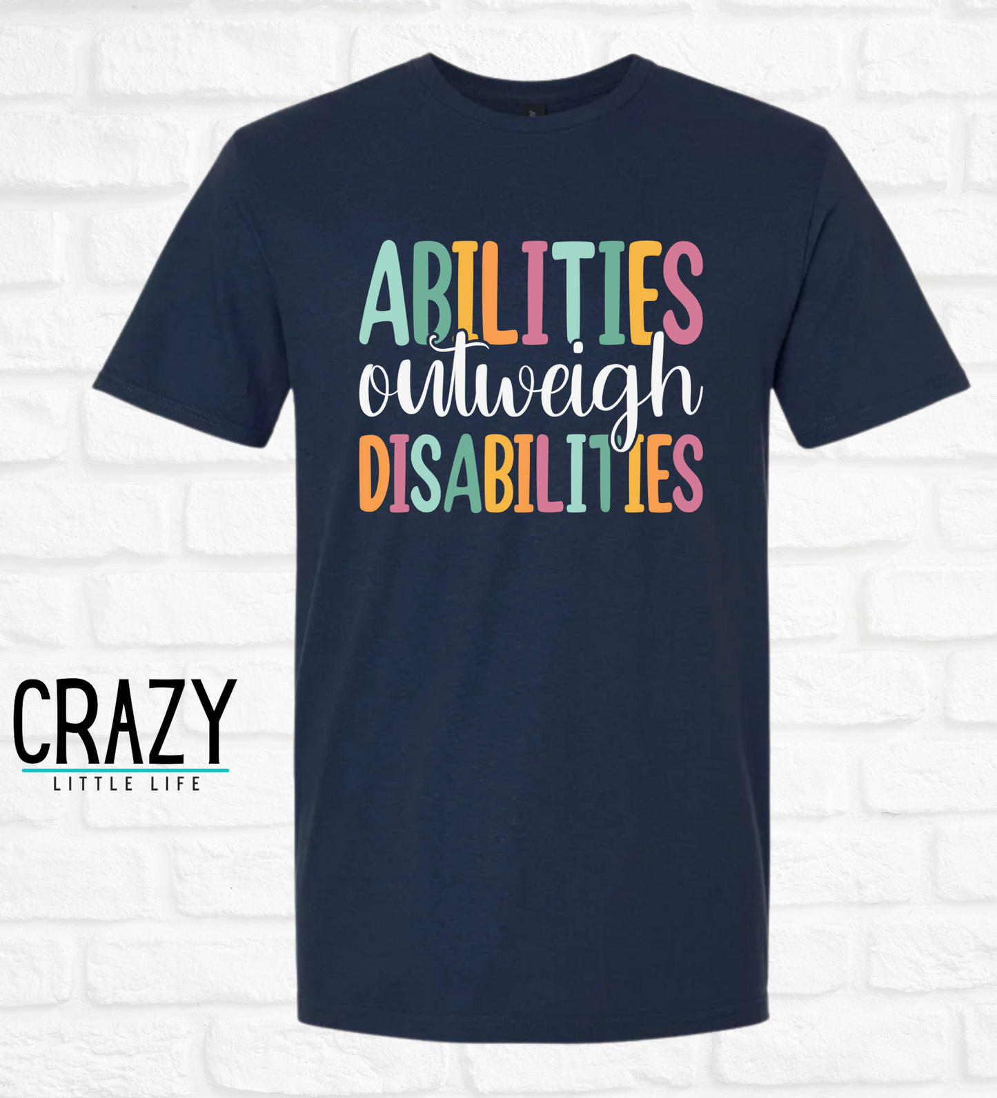 Abilities Outweigh Disabilities Tee – Youth
