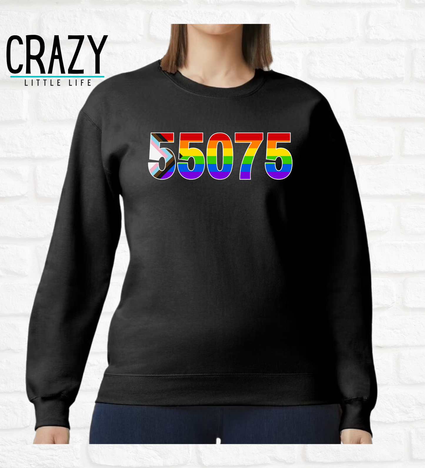 55075 LGBTQ+ Pride Crewneck
