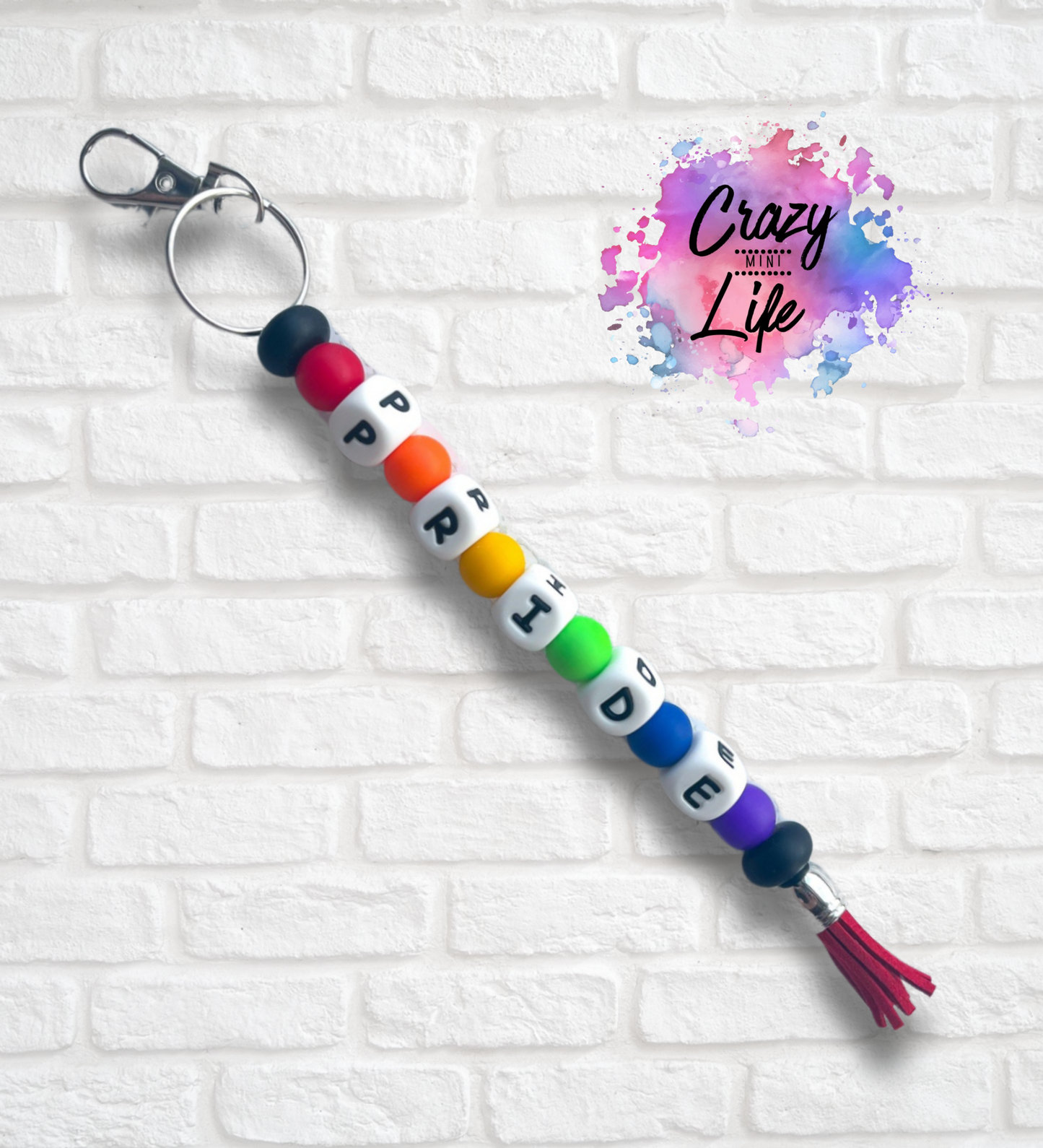 SSP4ALL Beaded Keychain