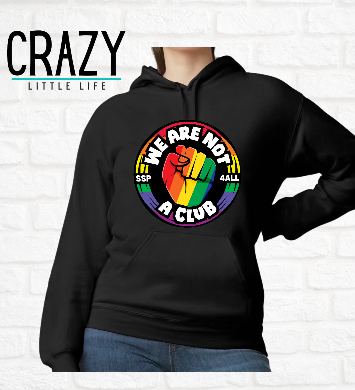 We Are Not A Club Hoodie