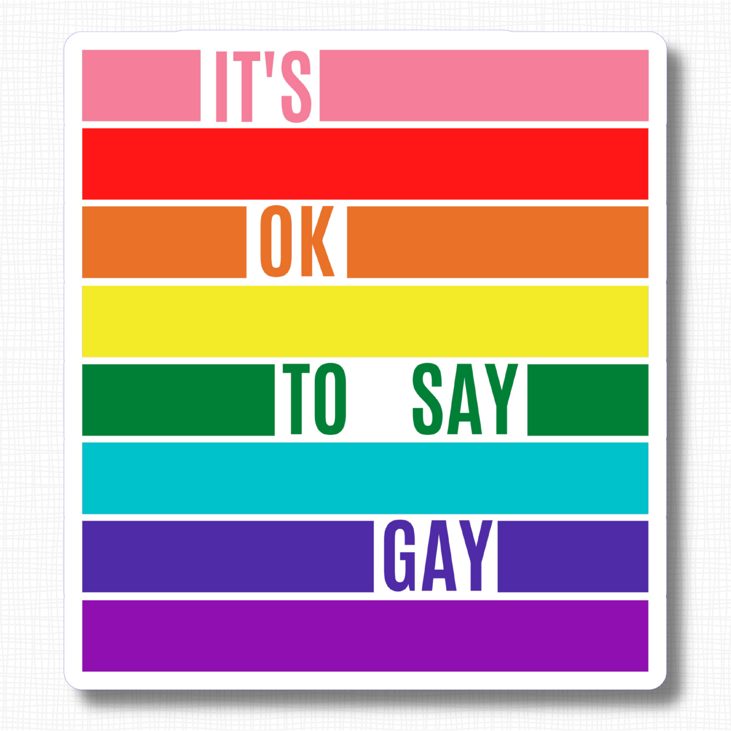 LGBTQ+ Pride Stickers