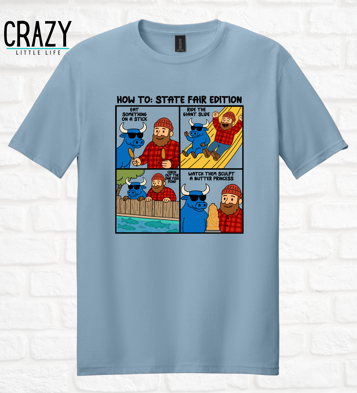Paul and Babe at the State Fair- Adult (multiple color options)