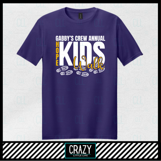 Gabby's Crew Hope Kids Walk Tee