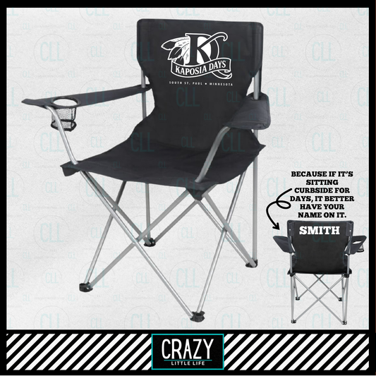 THE Parade Chair - White Logo