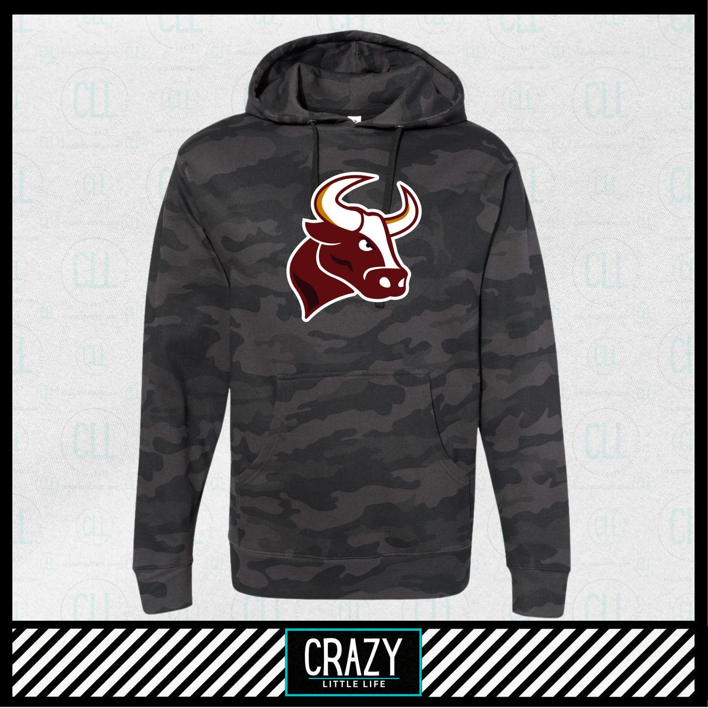 SSP Packer Black Camo Hoodie