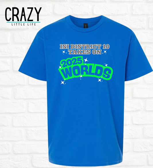 Adult ISI District 10 2025 Worlds Tee Pre-Order