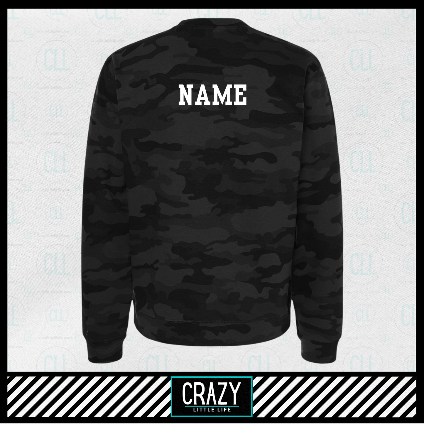 SSP Packer Black Camo Crewneck