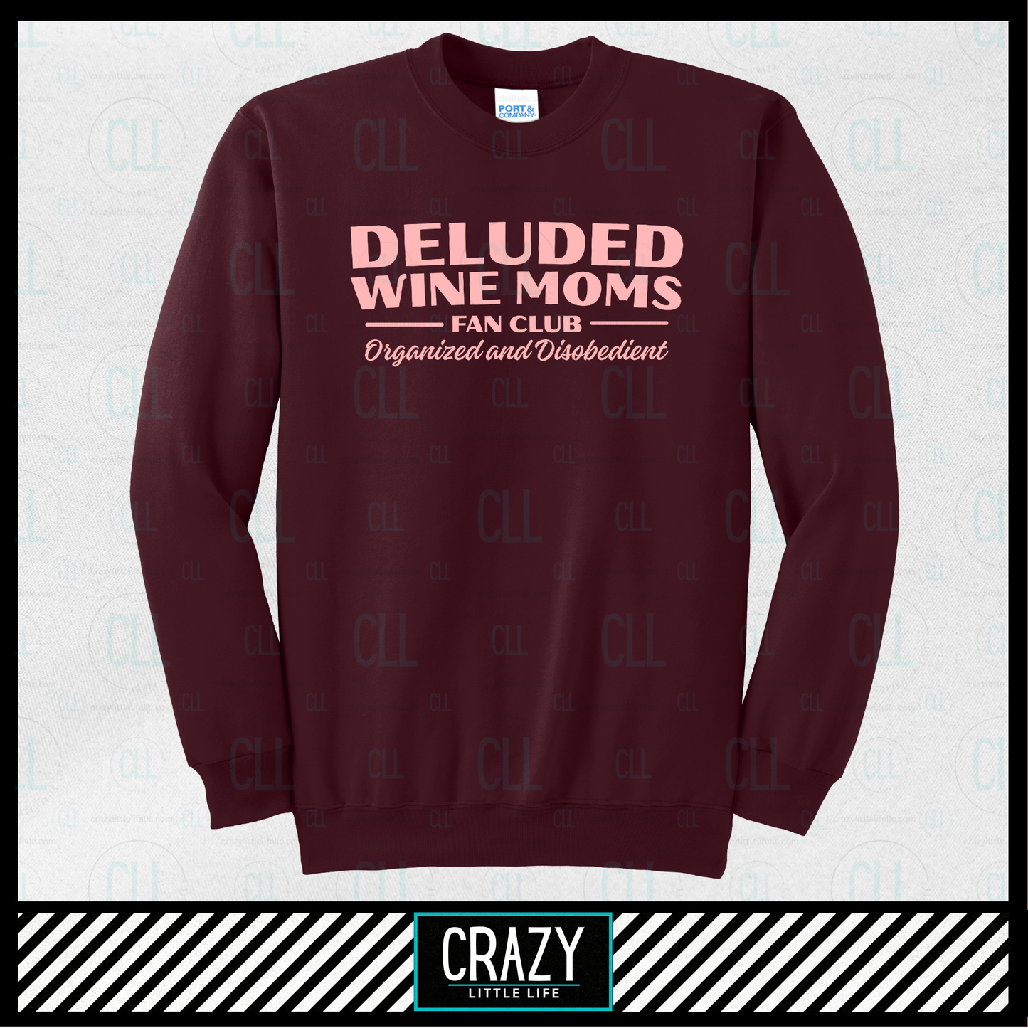 Deluded Wine Moms Anti-ICE Fleece Crew