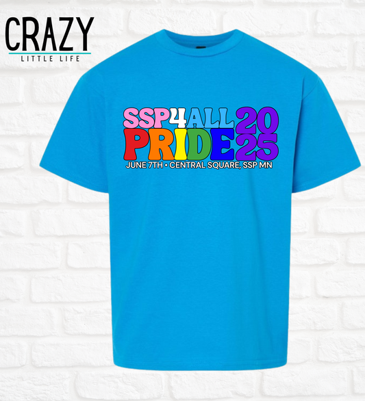 Youth 2025 SSP4ALL Pride Event Tee
