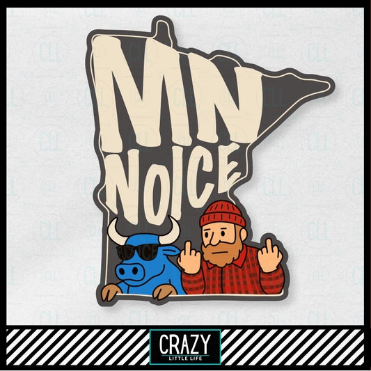 MN NoIce Sticker or Decal (Profanity)