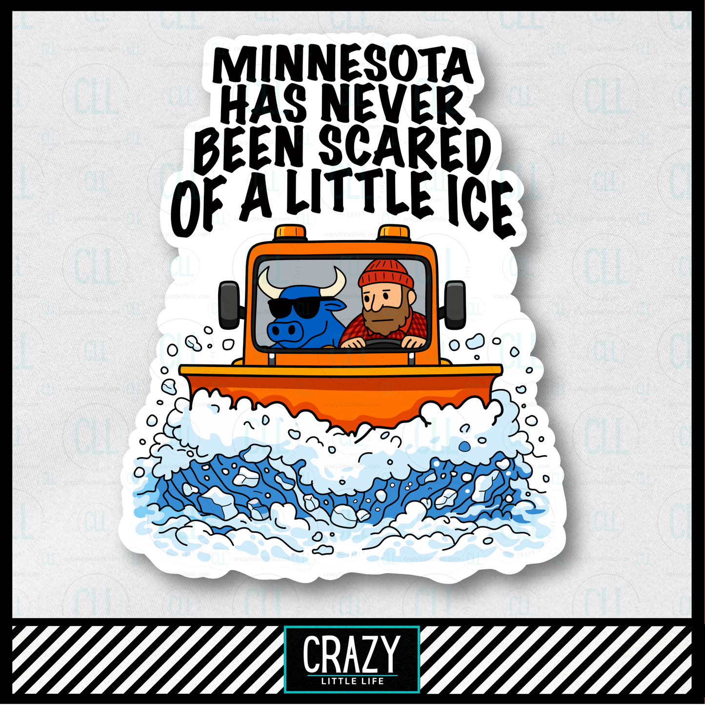 Not Afraid of a Little ICE Sticker