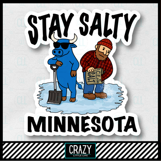 Stay Salty MN - ICE Be Gone Sticker