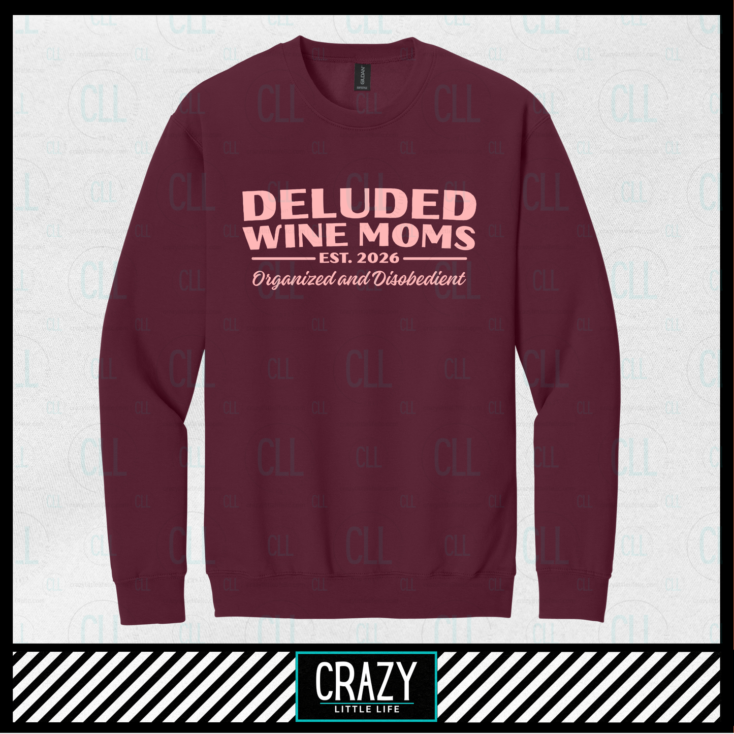 Deluded Wine Moms Anti-ICE Fleece Crew