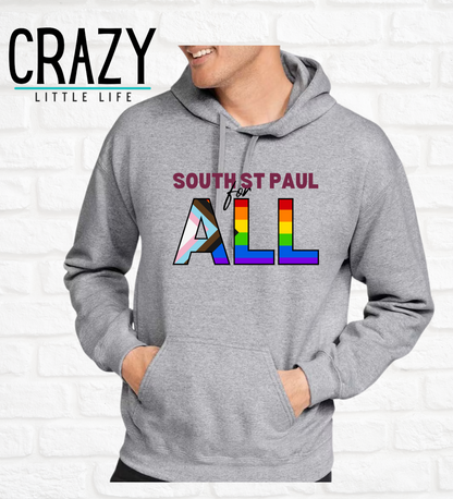 SSP4ALL Pride Flag Logo Hoodie